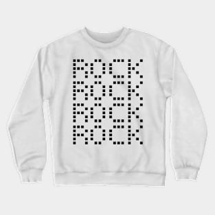 rock dots design Crewneck Sweatshirt